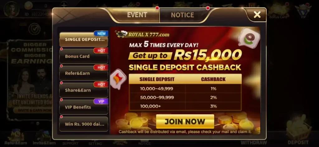 Royal X Casino Game