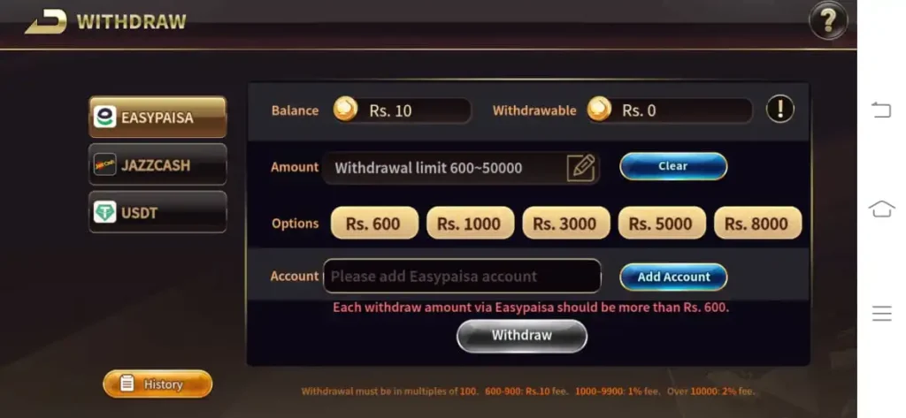 Royal X Casino Withdrawal